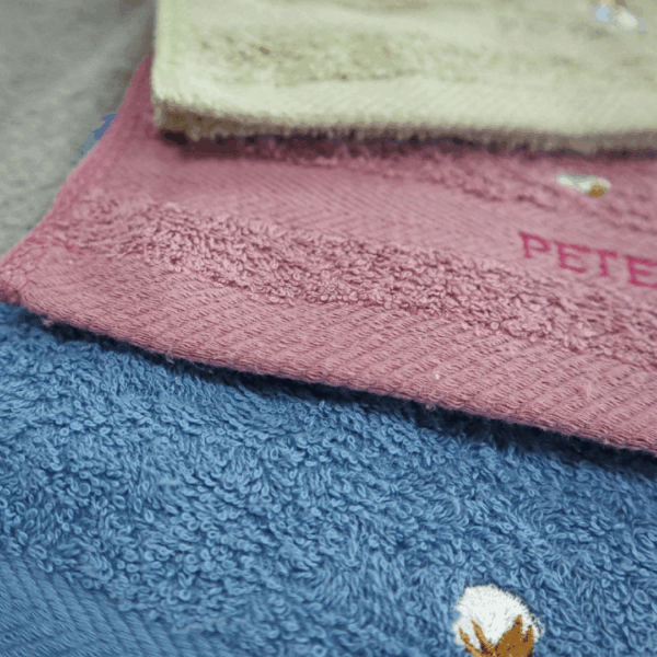 彼得兔歐風精繡童巾