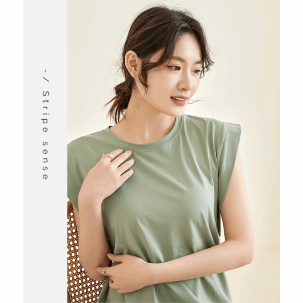 冰瓷棉無袖胸墊裙